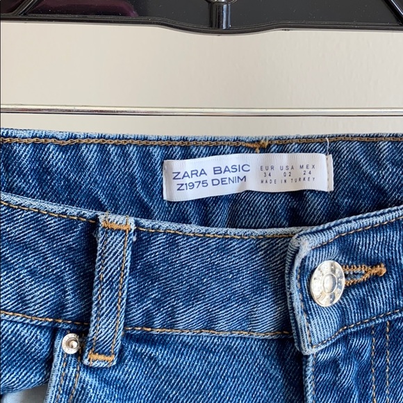 Zara wide leg track stripe denim - Picture 2 of 8